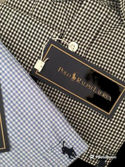 Πουκάμισο καρώ Ralph Lauren ΜΑΥΡΟ