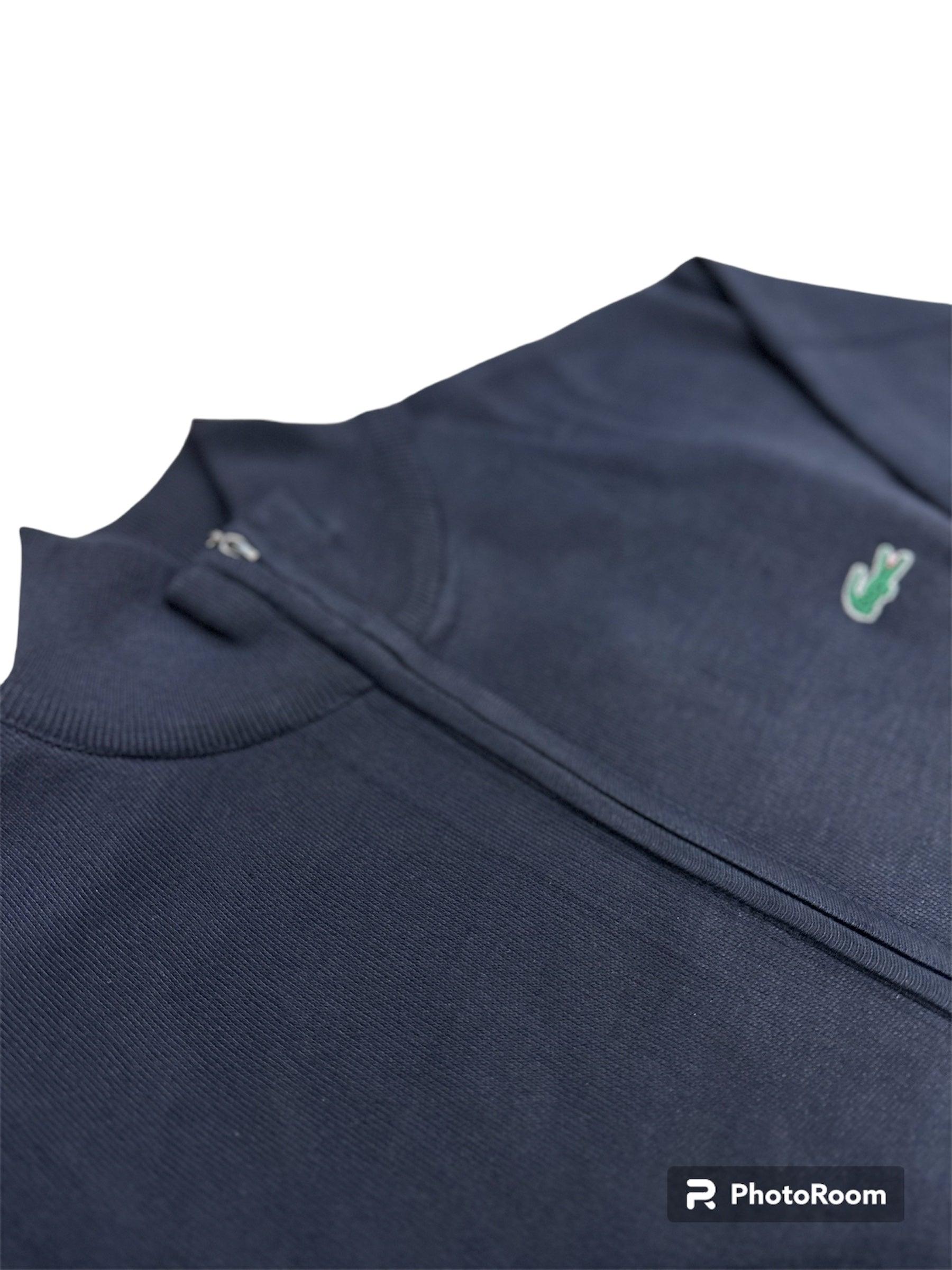 Lacoste Πλεχτή Ζακέτα με μάλλινη επένδυση μπλε σκουρο