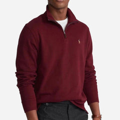 Polo half zip Μπορντώ