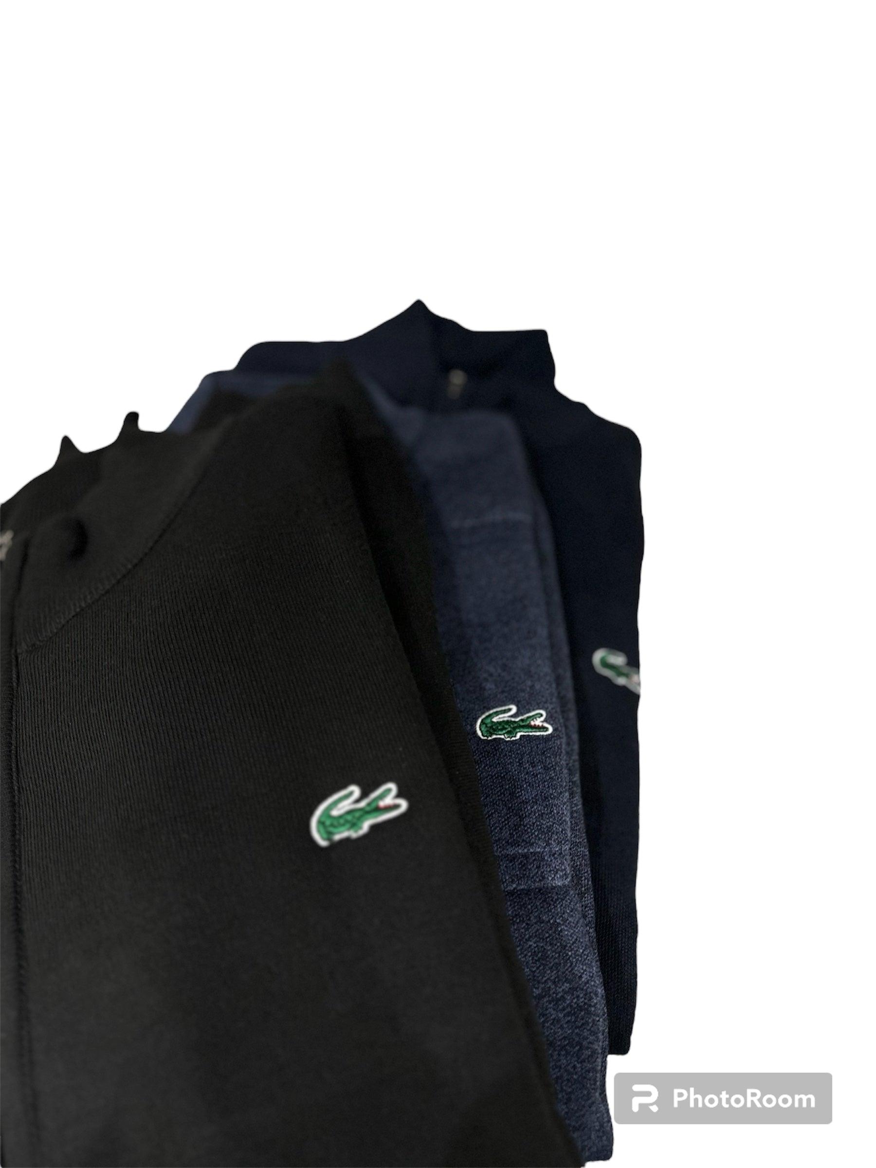 Lacoste Πλεχτή Ζακέτα με μάλλινη επένδυση