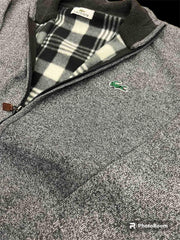 Lacoste Πλεχτή Ζακέτα με μάλλινη επένδυση