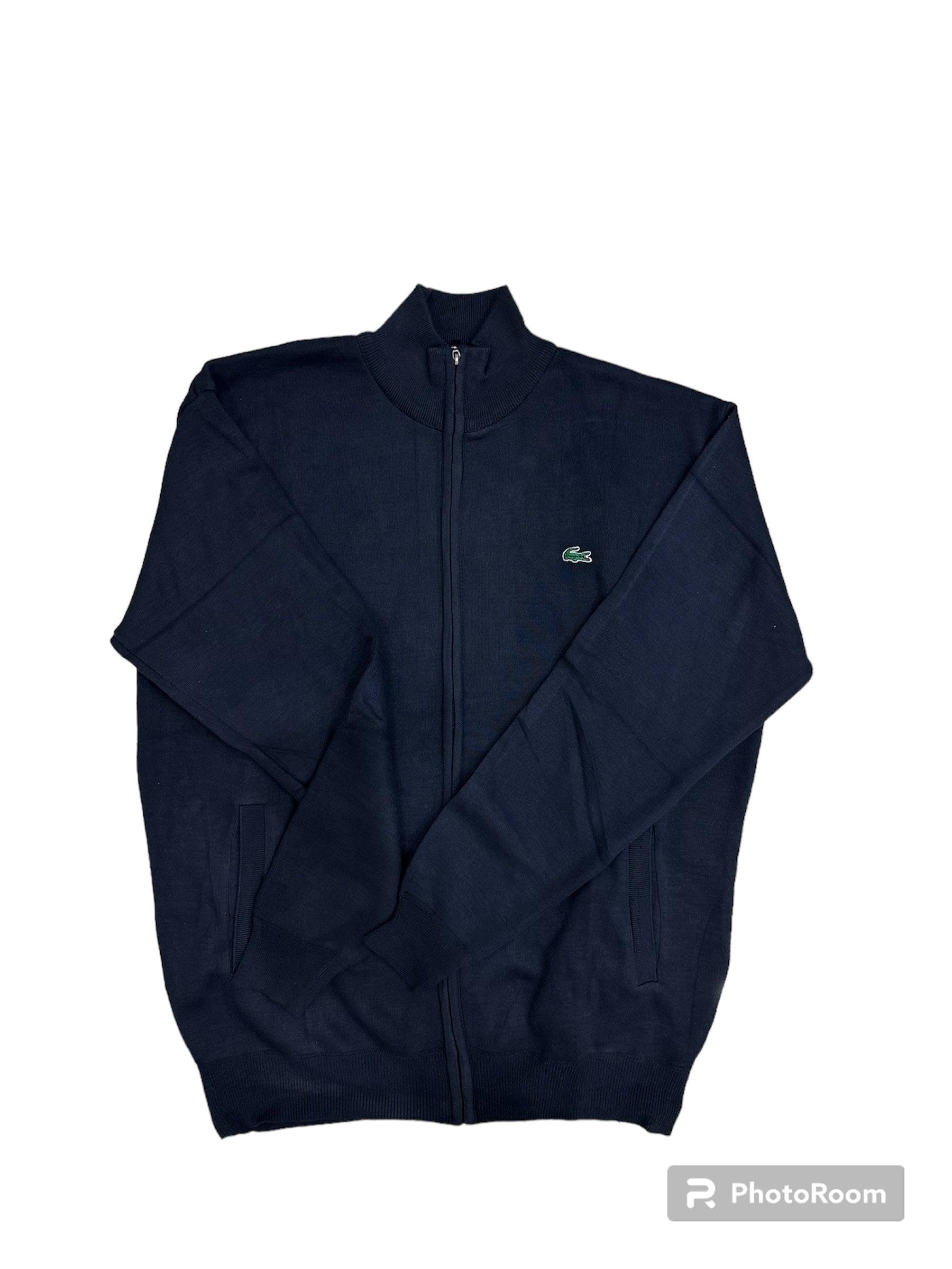 Lacoste Πλεχτή Ζακέτα με μάλλινη επένδυση
