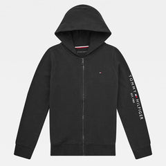 Ζακέτα hoodie Tommy Μαύρη