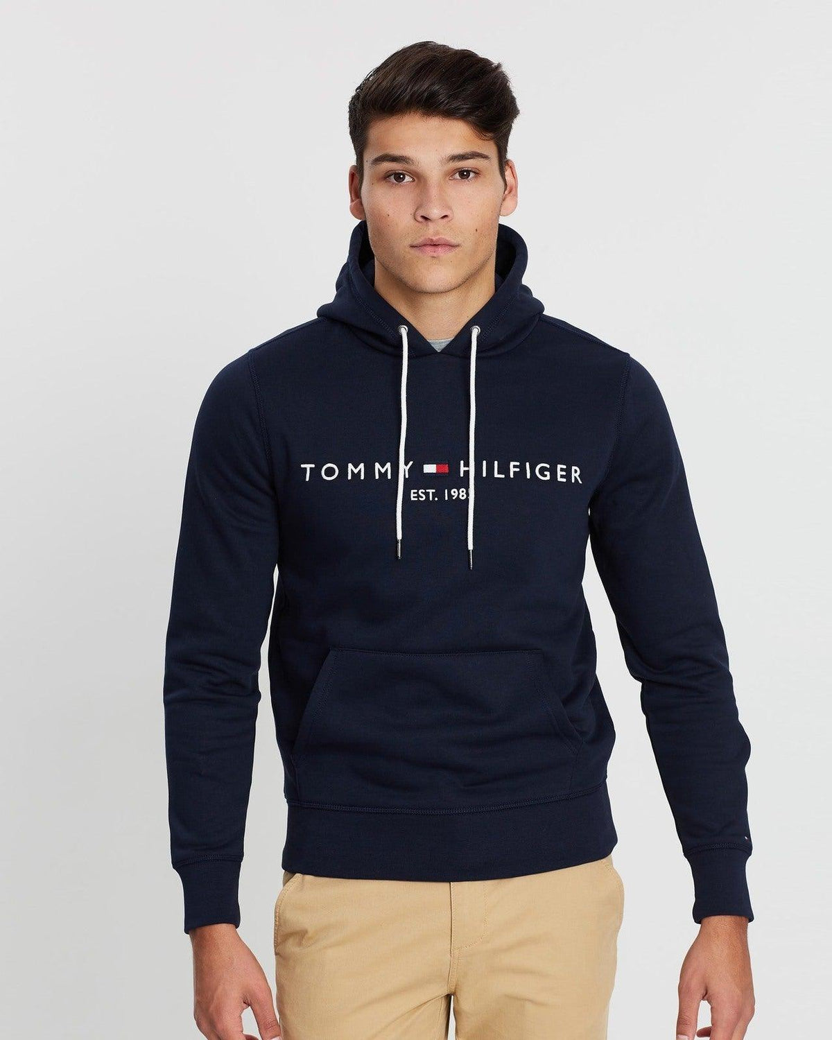 Hoodie με κουκούλα Tommy Navy